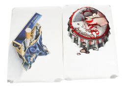 Two circa 1970s advertising posters - Coke Cola and Philip Morris.