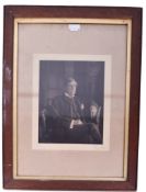 A circa 1900 black and white albumen portrait photograph of a gentleman by Elliott T Fay.