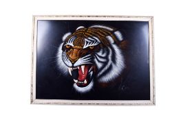 G Hong (20th century), painting of a tiger.