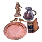 An assortment of brass and copper.