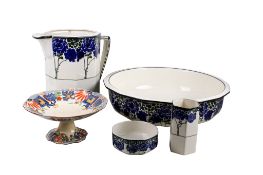 A Royal Doulton ceramic wash set and Mason tazza.