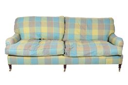 A large vintage sofa.