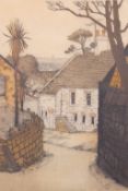 Old Guernsey Farmhouse - limited edition colour etching. Initialled 'MBW' lower right, no.