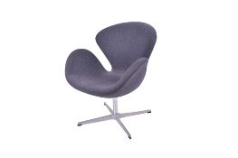 After Arne Jacobsen, a contemporary 'Swan' chair.