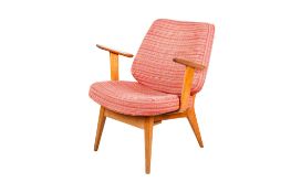 A mid-century Howard Keith Cocktail open armchair.