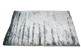 A contemporary Katherine Carnaby London 'Chrome, Petrol' rug.