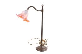 A vintage table lamp.