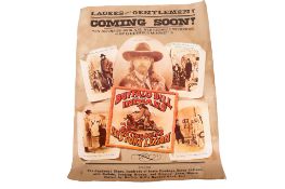 Paul Newman - 'Buffalo Bill and the Indians' (1976) film advertising poster. No.