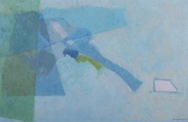 Fairweather (20th century) - an abstract oil on canvas.