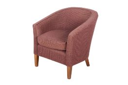 A vintage tub chair.