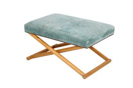 A 20th century rectangular stool.