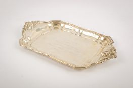 A Spanish silver tray.