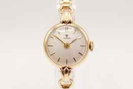 A 9ct gold vintage lady's Tissot dress watch.