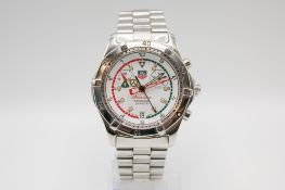 A Tag Heurer Searacer Professional 200m chronograph wristwatch.