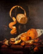 After Martinus Nellius (Dutch, 1621-1719) oil on canvas, still life.