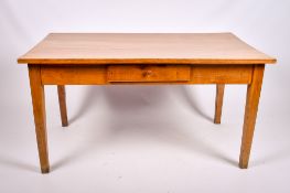 A 20th century wooden desk.