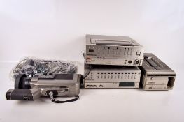 A vintage JVC video camera outfit. Including a GX-88E, S/n.