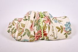 A large single vintage curtain.