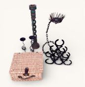 An assortment of collectables.