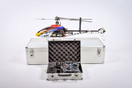 A Blade 500 3D BNF radio control electric model helicopter.