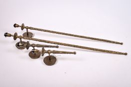 Two pairs of Heathfield & Co Olivia wall sconces. Consisting of two large and two small versions.