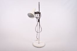 A late 20th century adjustable floor lamp.