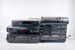 An assortment of Sony Hifi equipment.