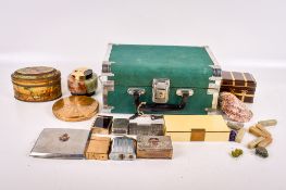 An assortment of collectables.