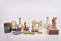 A group of assorted modern Chinese ornaments.