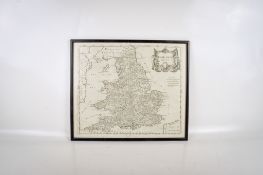 A map of England by Robert Morden.