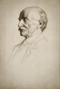 William Strang (1859-1921) 'Thomas Hardy', etching on paper.