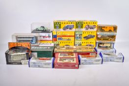 An assortment of diecast model vehicles.