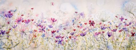 Catherine Stephenson (1967) print, 'Meadow of Wildflowers'.