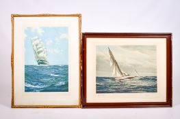 Two Montague Dawson (1895-1973) prints.