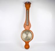 An Edwardian wall barometer.