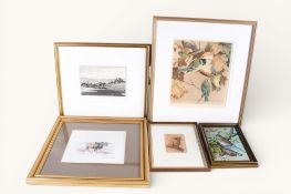 Five pictures of animals. Including Winifred M. L.