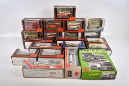A collection of EFE 1:76 scale diecast model buses and coaches. Including a AEC Regal 10T 10 Bus 'U.