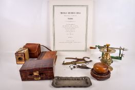 A miscellaneous group of items.