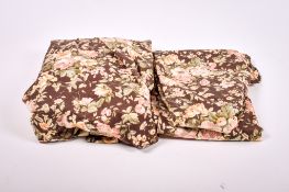 A pair of vintage curtains.