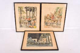Franz Herbelot (20th Century French School), three limited edition colour prints.