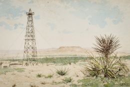 A limited edition signed print 'Pumping Deuich'.