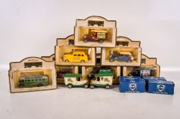 A collection of diecast model cars. Including a Lledo 'Days Gone' No.