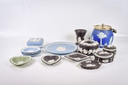 A collection of Wedgwood Jasperware.