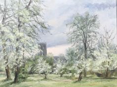 Brian Theodore Bennett (born 1927), oil on canvas, landscape.