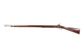 A reproduction 10 gauge percussion musket. SECTION - 2 LICENSE IS REQUIRED TO PURCHASE THIS LOT.