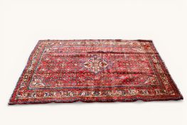 A 20th century Persian Hamadan rug.