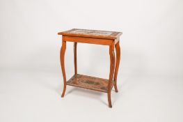 A 20th century carved wooden table