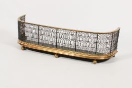 A Victorian fire fender.