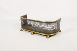 A Victorian fire fender.