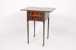 A 19th century mahogany drop-leaf Pembroke table.